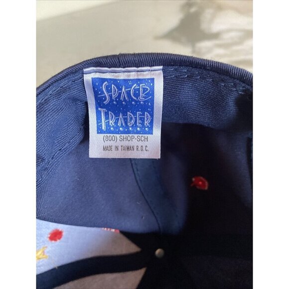 Blue Red Houston Space Center Hat Cap Adjustable Vintage 1990's - Picture 7 of 7